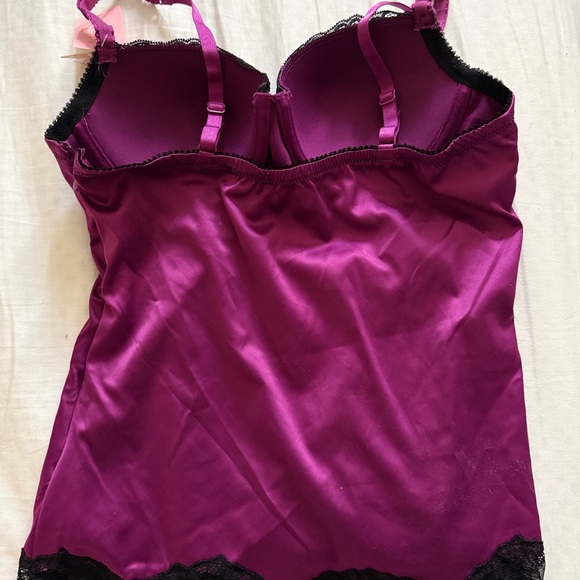 Affinitas intimates Lingerie Set- 32B Sexy Molded Cup Cami + Small Thong NWT - Picture 2 of 5